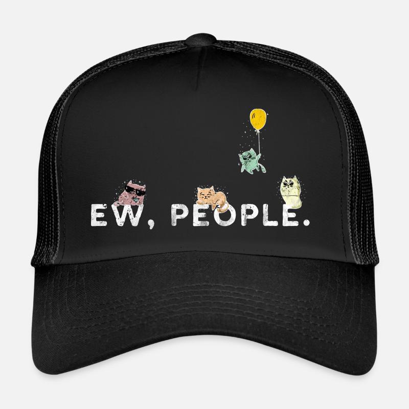 cat Funny Katze Kaetzchen miau mitze geschenk Trucker Cap
