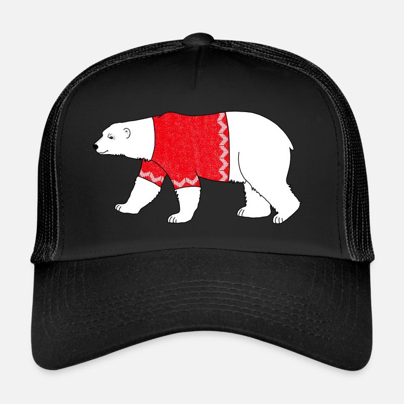 Eisbär Nordpol Arktis Weihnachtsgeschenk Trucker Cap