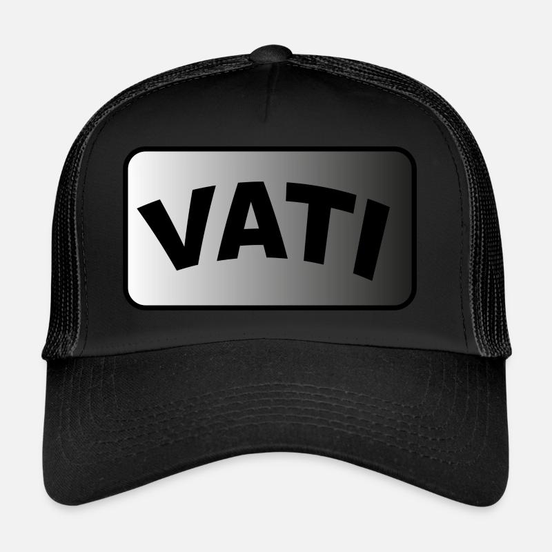 Vati - Trucker Cap - Schwarz/Schwarz