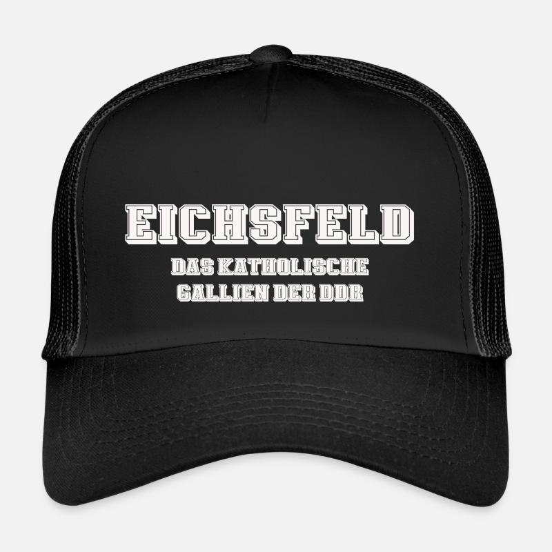 eichsfeld gallien - Trucker Cap - Schwarz/Schwarz