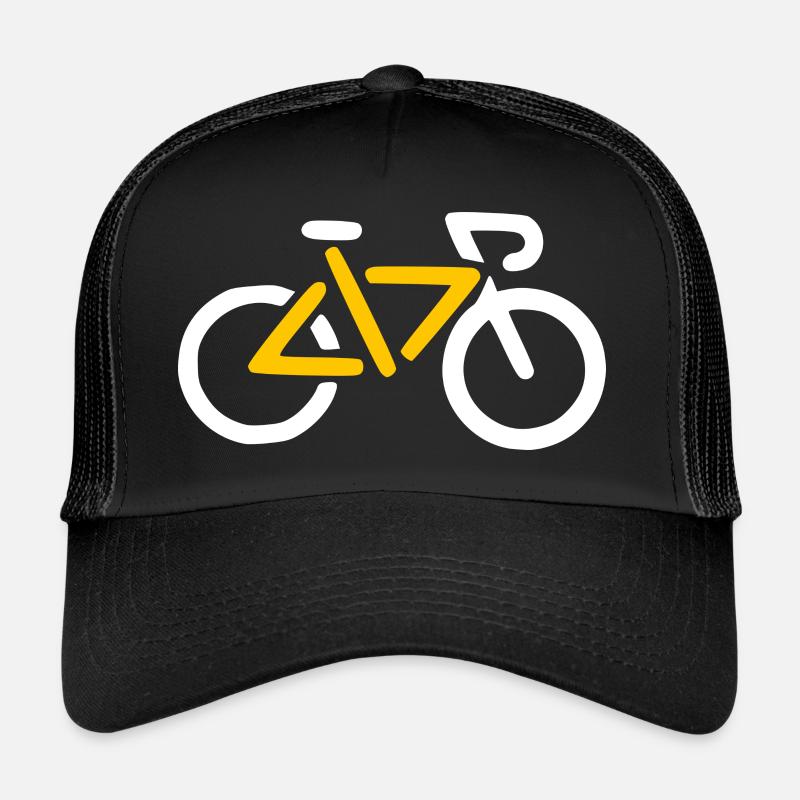 Programmeur Geek Code Bicycle Bike - Casquette trucker  - noir/noir