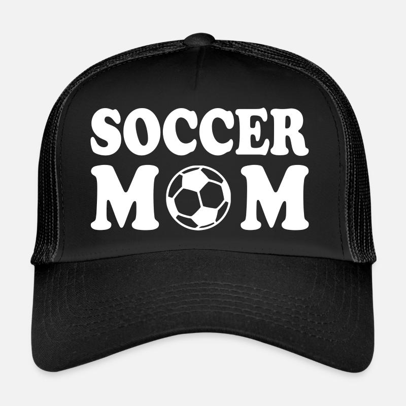 Soccer mom - Trucker Cap - Schwarz/Schwarz