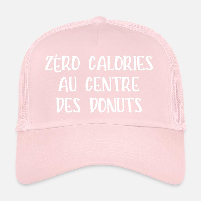 zéro calories au centre des donuts Casquette trucker 