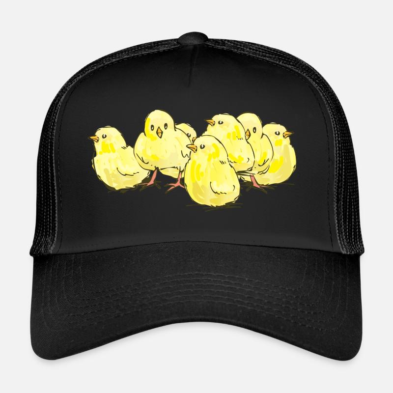 Küken - Trucker Cap - Schwarz/Schwarz