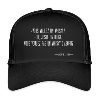 La cité de la peur - Casquette trucker  - noir/noir - Devant