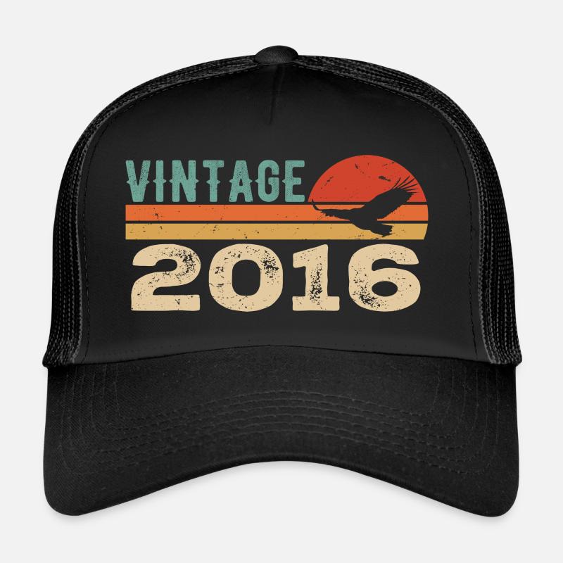 Vintage 2016 Cadeau D'anniversaire 2016 Retro 2016 Casquette trucker 