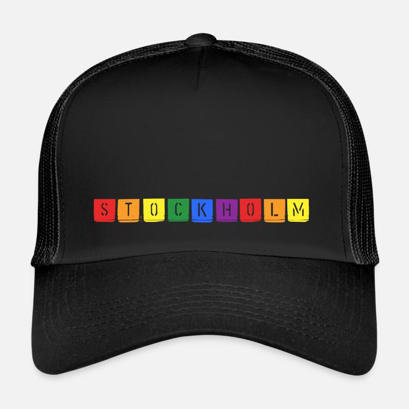 Rainbow Stockholm Casquette trucker 