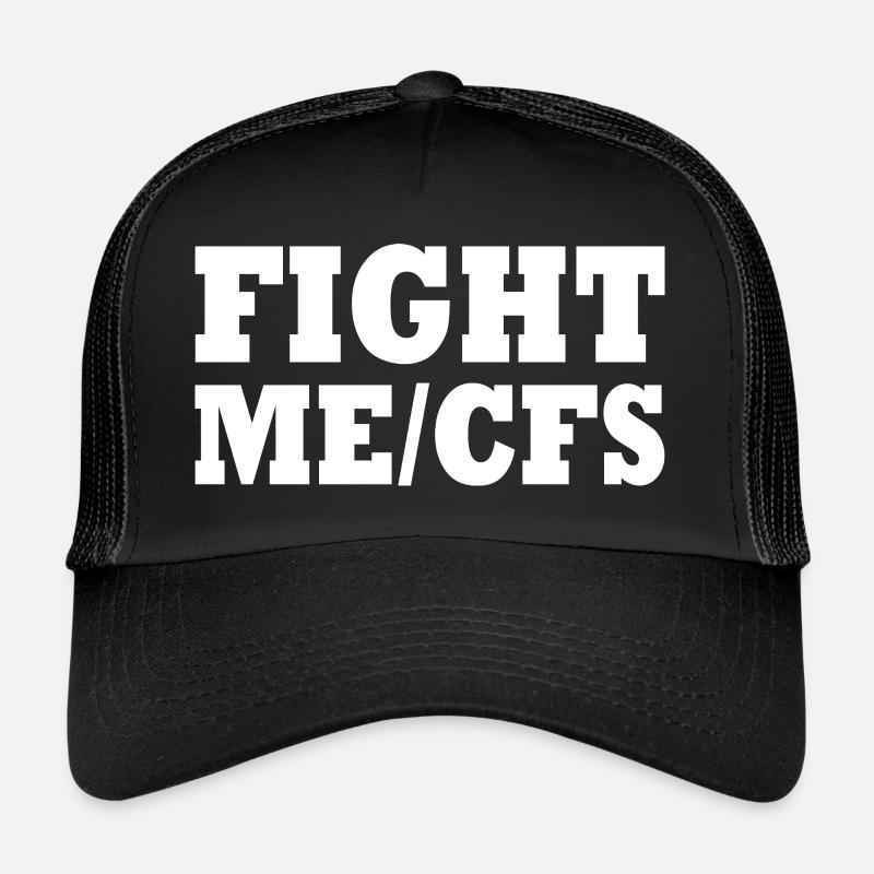 Me/cfs - fight me/cfs - Trucker Cap - Schwarz/Schwarz