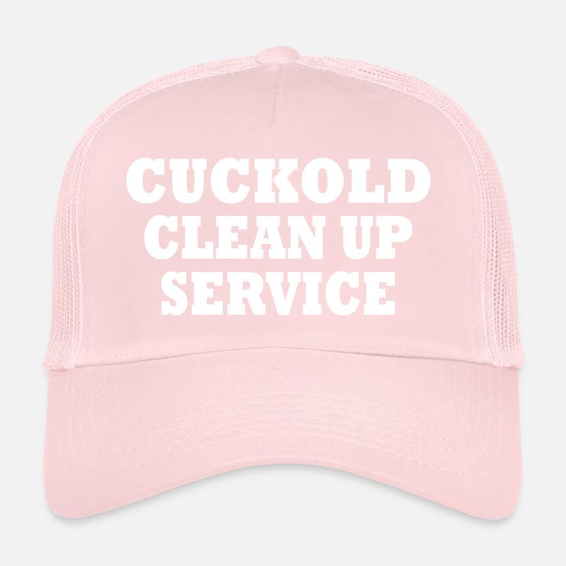 Cuckold clean up service Trucker Cap