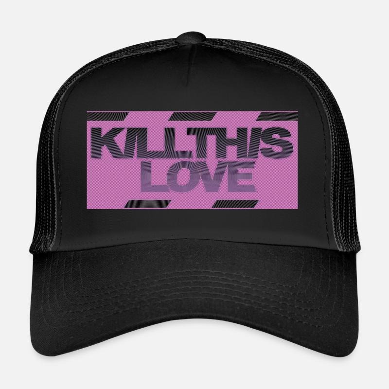 K-Pop Kill this Love - Casquette trucker  - noir/noir