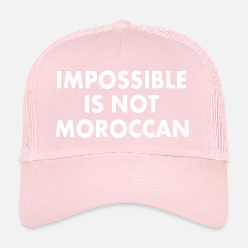 Maroc - impossible is not moroccan Casquette trucker 