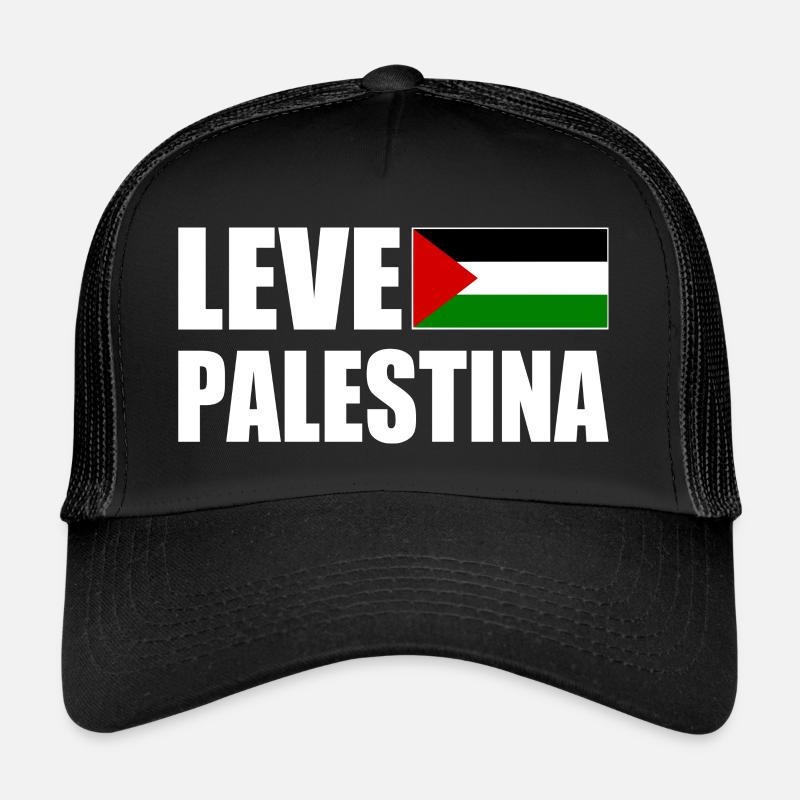 Leve palestina - Trucker Cap - black/black