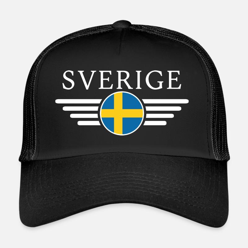 Sweden T-Shirt: Lakes, Forests, Design Trucker Cap