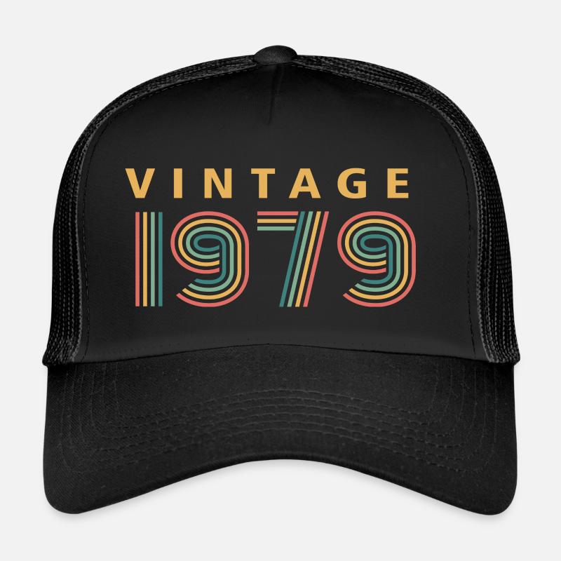 vintage 1979 - Trucker Cap - black/black