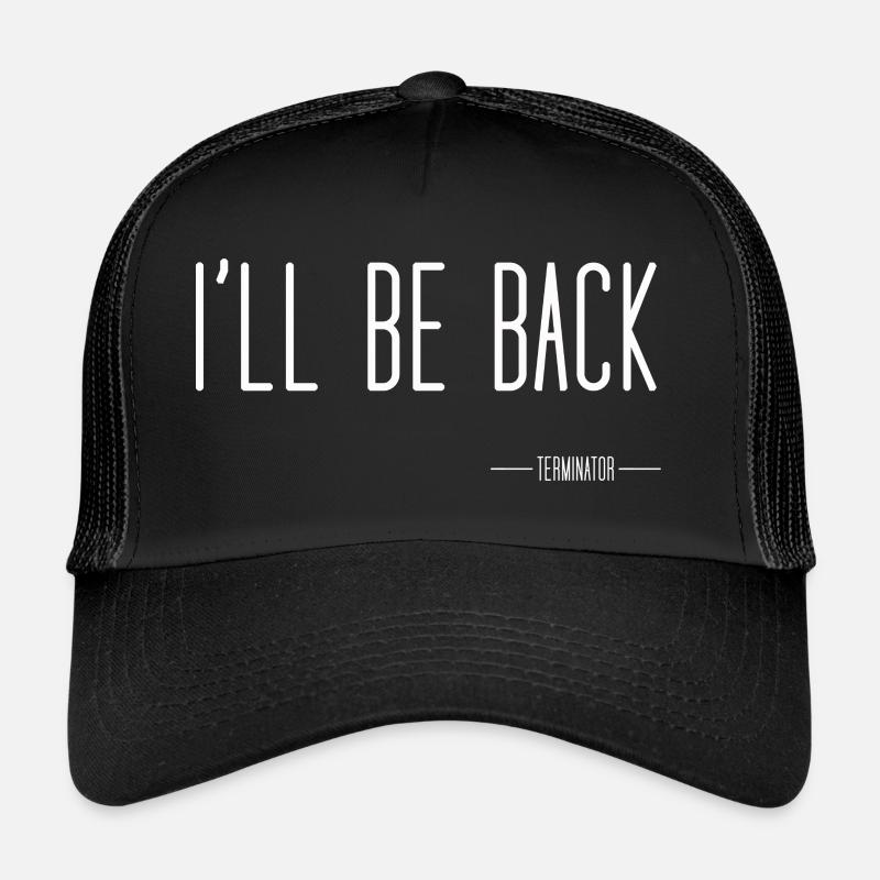 Terminator bis - Casquette trucker - noir/noir