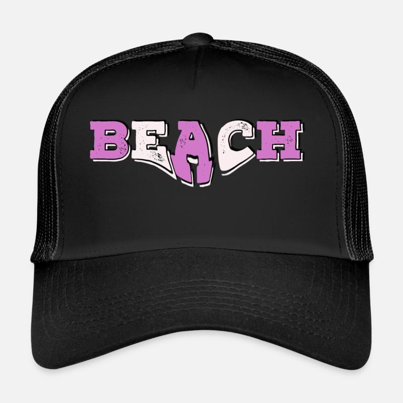 Beach pink 1 Trucker Cap