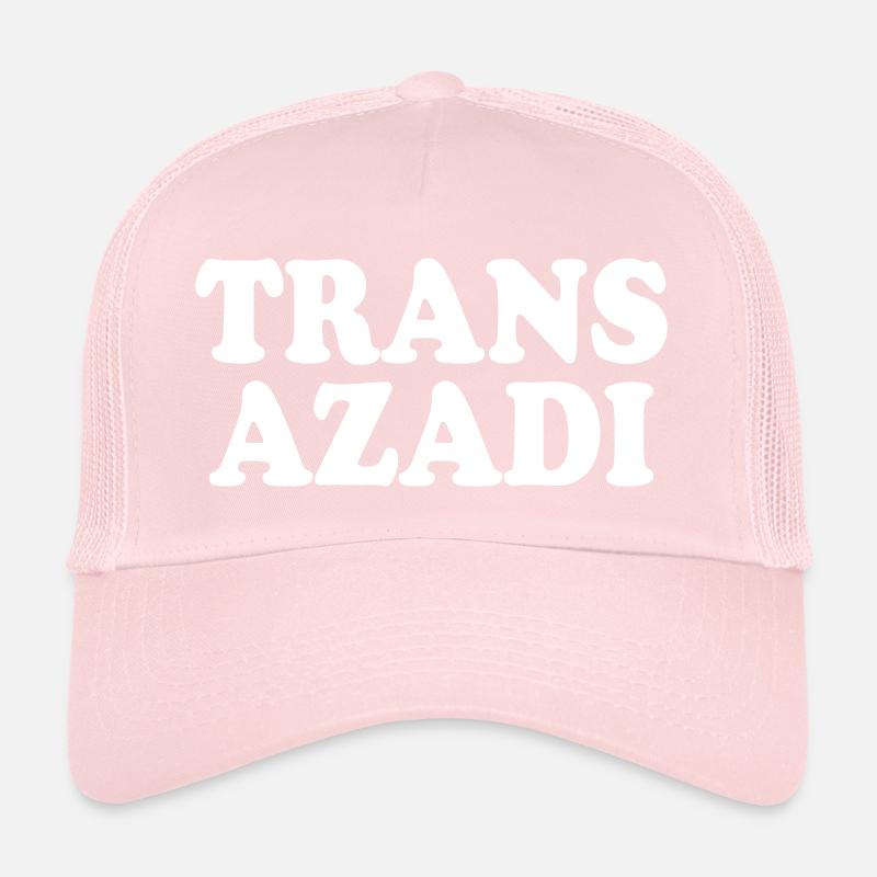 Trans azadi Casquette trucker 