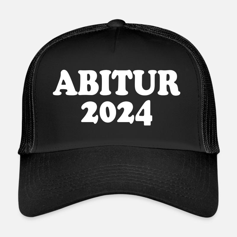 Abitur 2024 - Trucker Cap - Schwarz/Schwarz