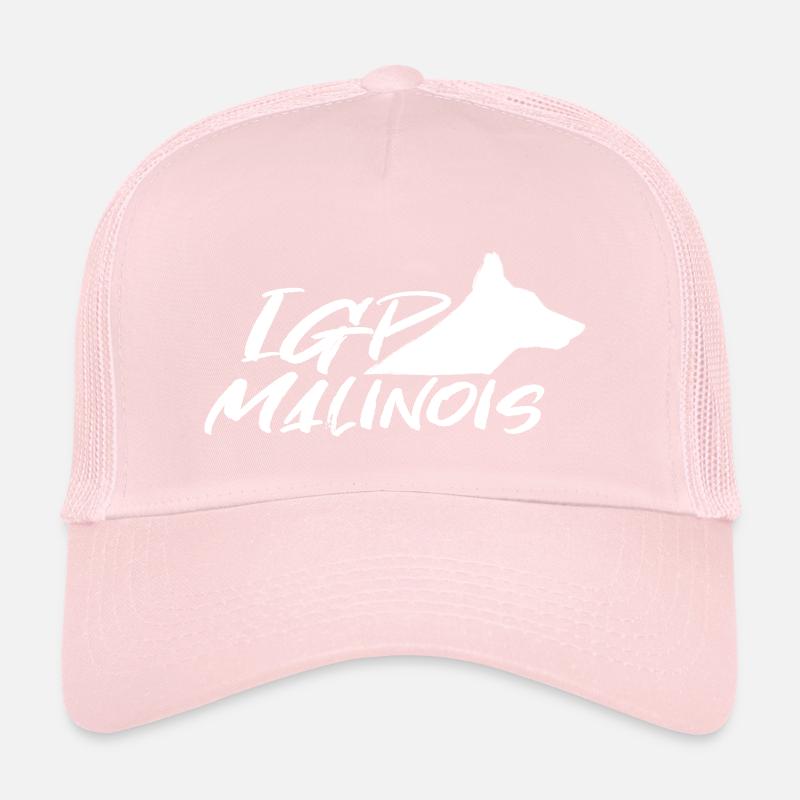 IGP Malinois Blanc Casquette trucker 