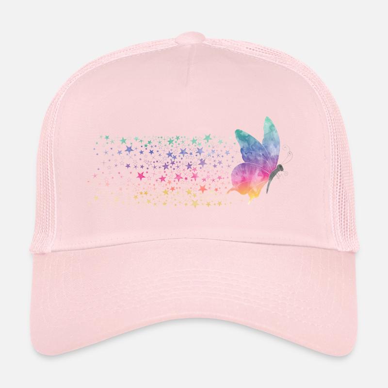 Butterfly - Rainbow Stardust Trucker Cap