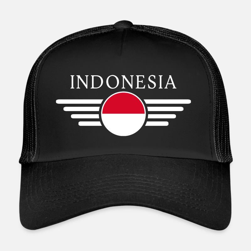 Indonesia Style Design T-Shirt Trucker Cap
