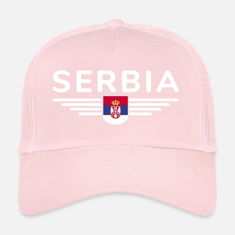 Design Serbie – Fierté et passion Casquette trucker 