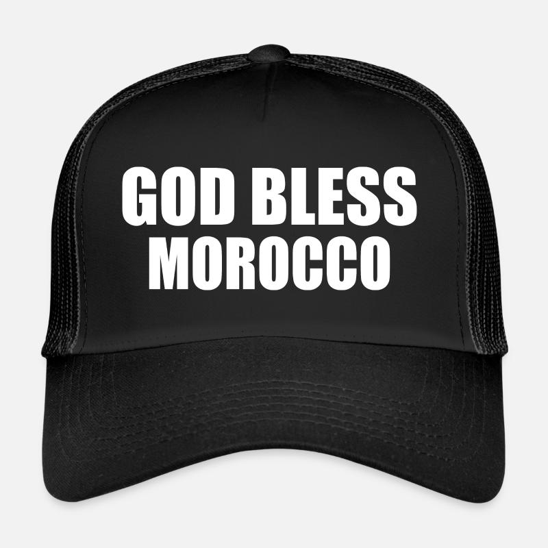 God bless morocco Trucker Cap