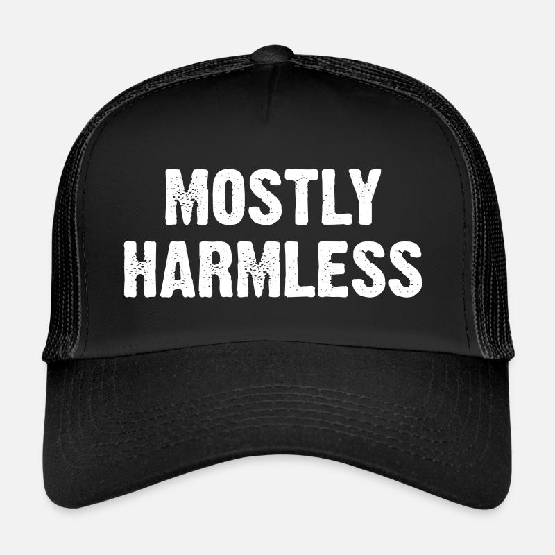 Mostly Harmless - Trucker Cap - Schwarz/Schwarz