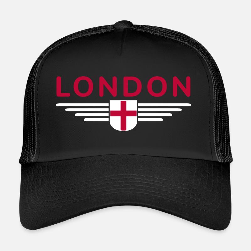 Londres, Angleterre, Fan T-Shirt Design Casquette trucker 