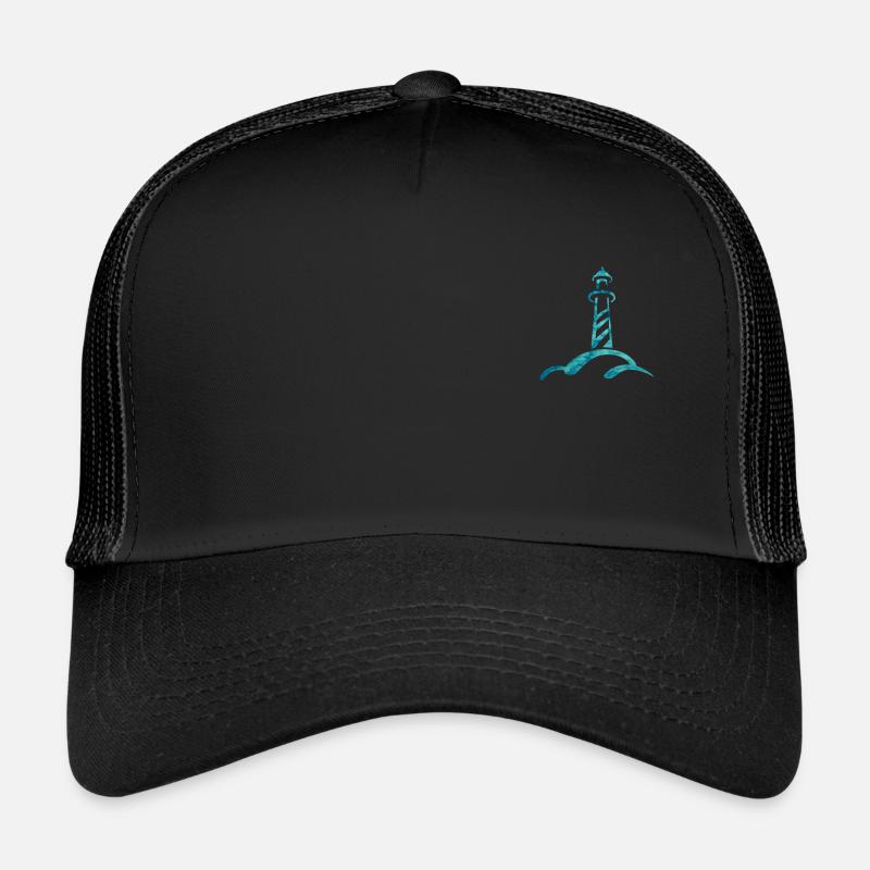 Phare - Casquette trucker  - noir/noir