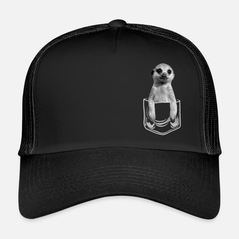 Bébé suricate en poche Casquette trucker 