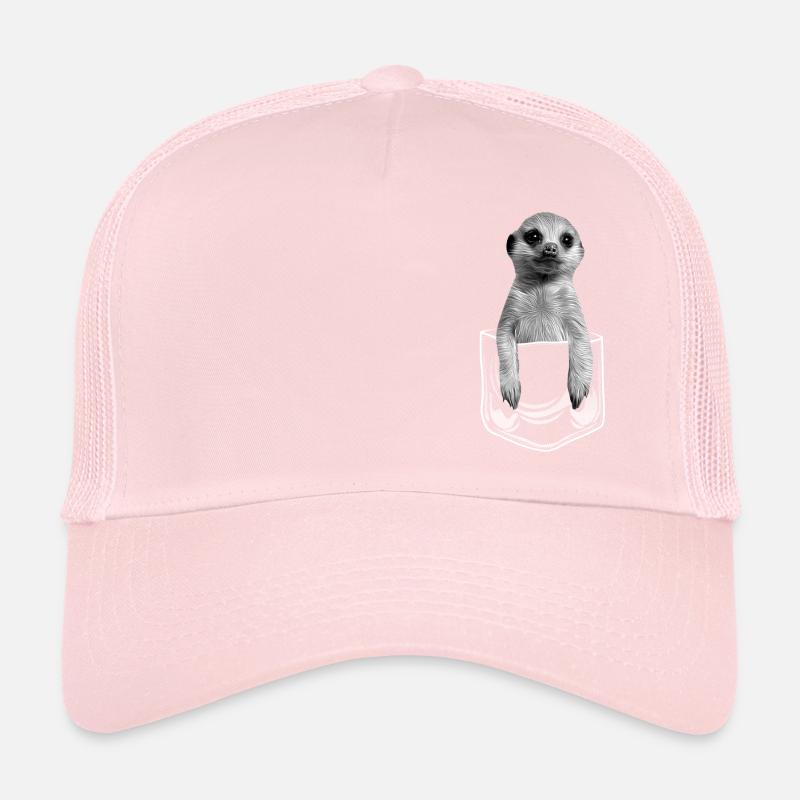 Bébé suricate en poche Casquette trucker 
