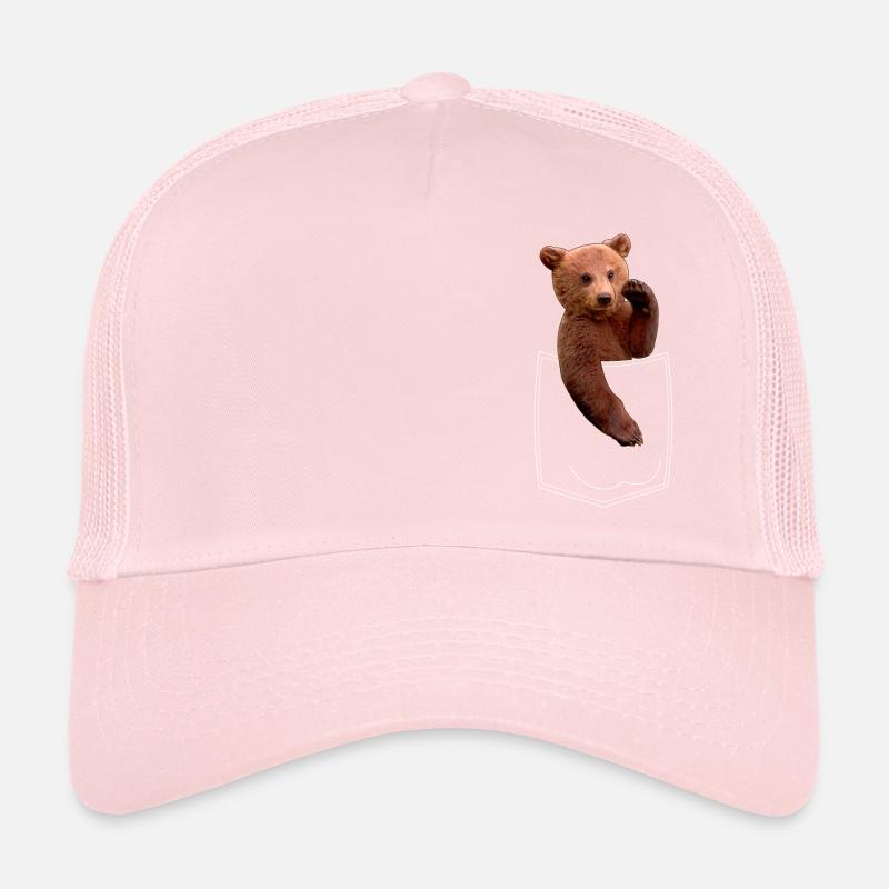 Poche poitrine ours Casquette trucker 