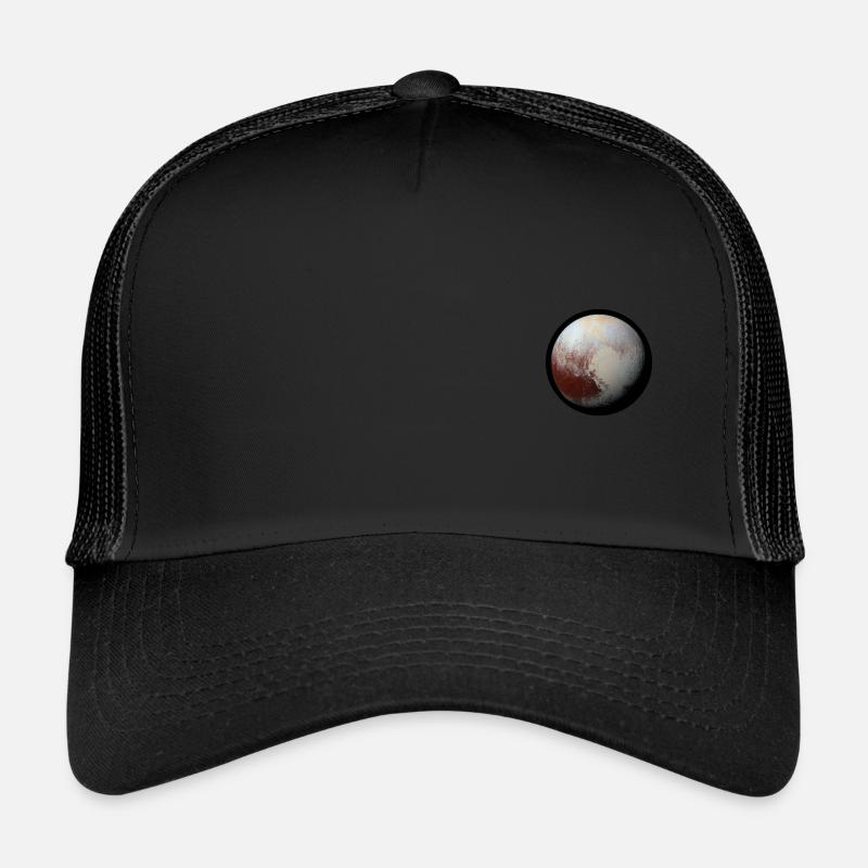 Pluto - Trucker Cap - Schwarz/Schwarz