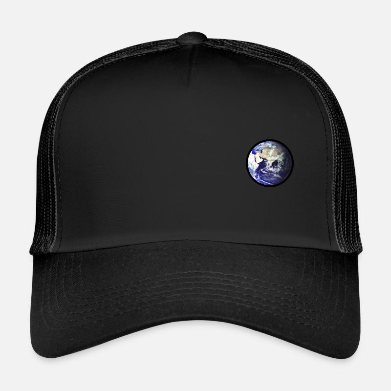 Terre - Casquette trucker  - noir/noir