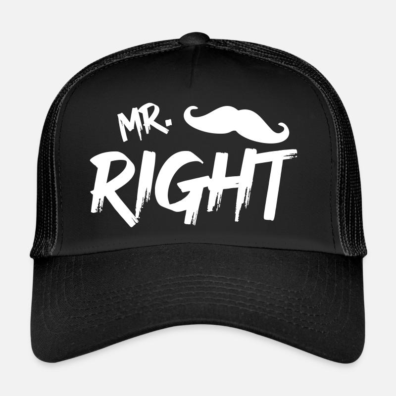 M. droit avec barbe w Casquette trucker 