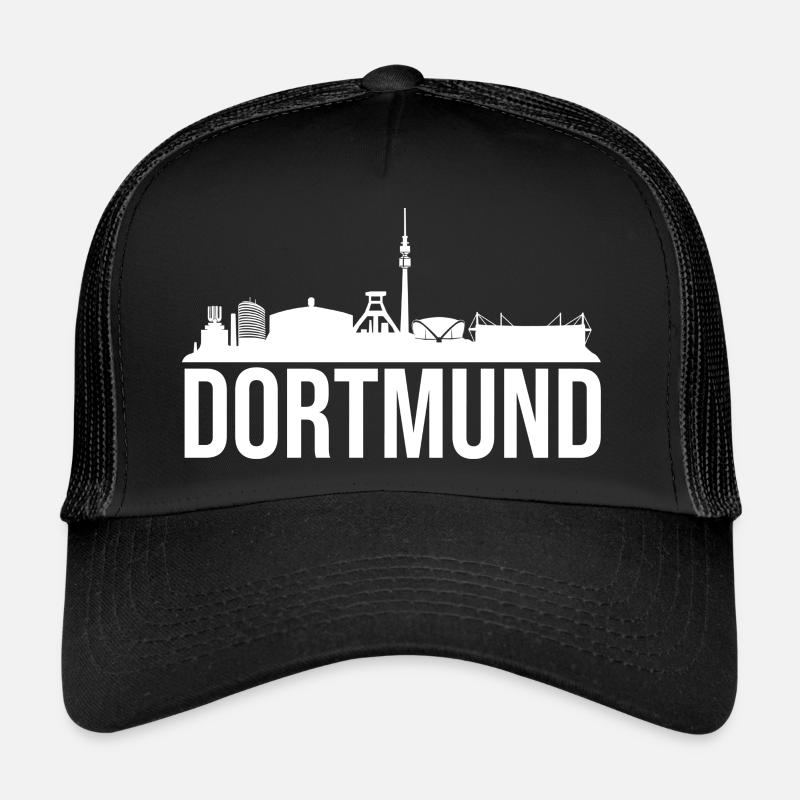 dortmund white Trucker Cap