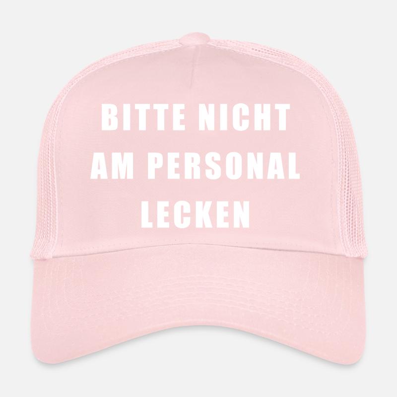 BITTE NICHT AM PERSONAL LECKEN Trucker Cap
