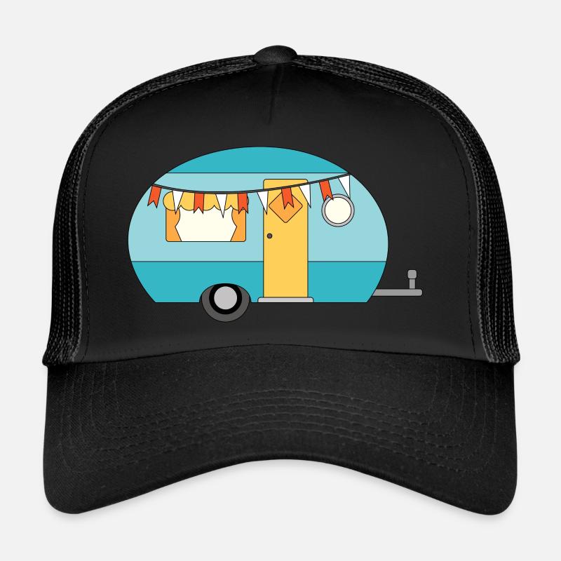 Caravan Camping Fun Trucker Cap