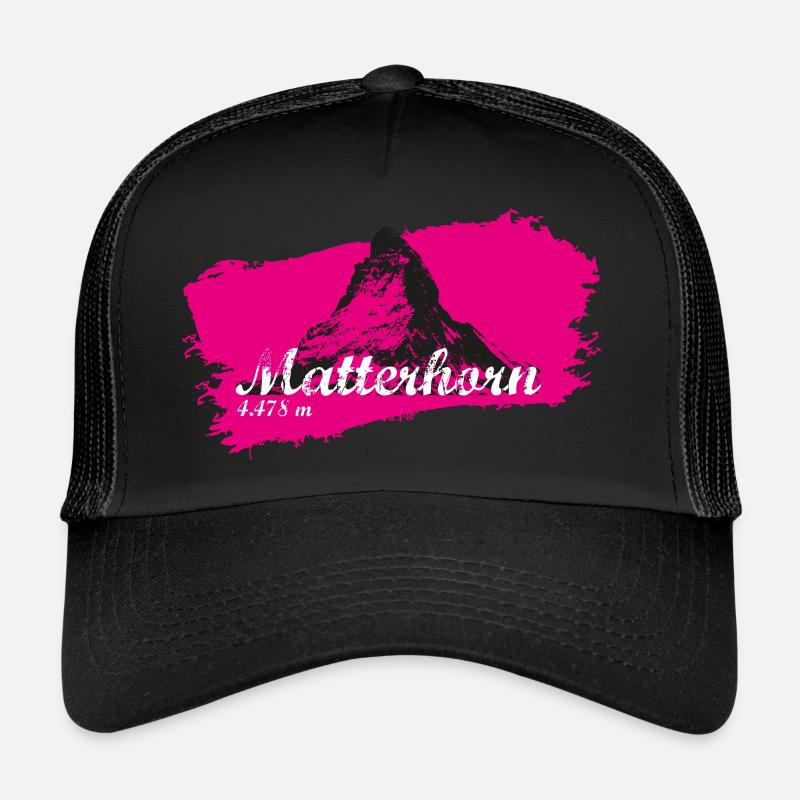 Cervin - Cervin en rose Casquette trucker 