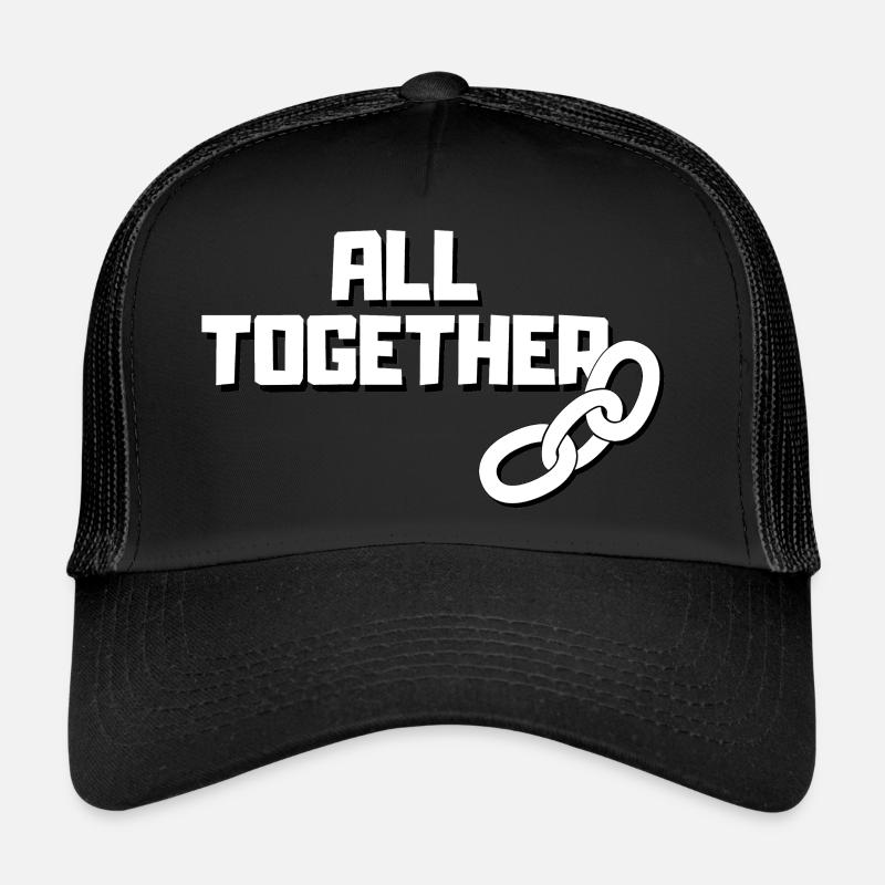 Tous ensemble - Casquette trucker  - noir/noir