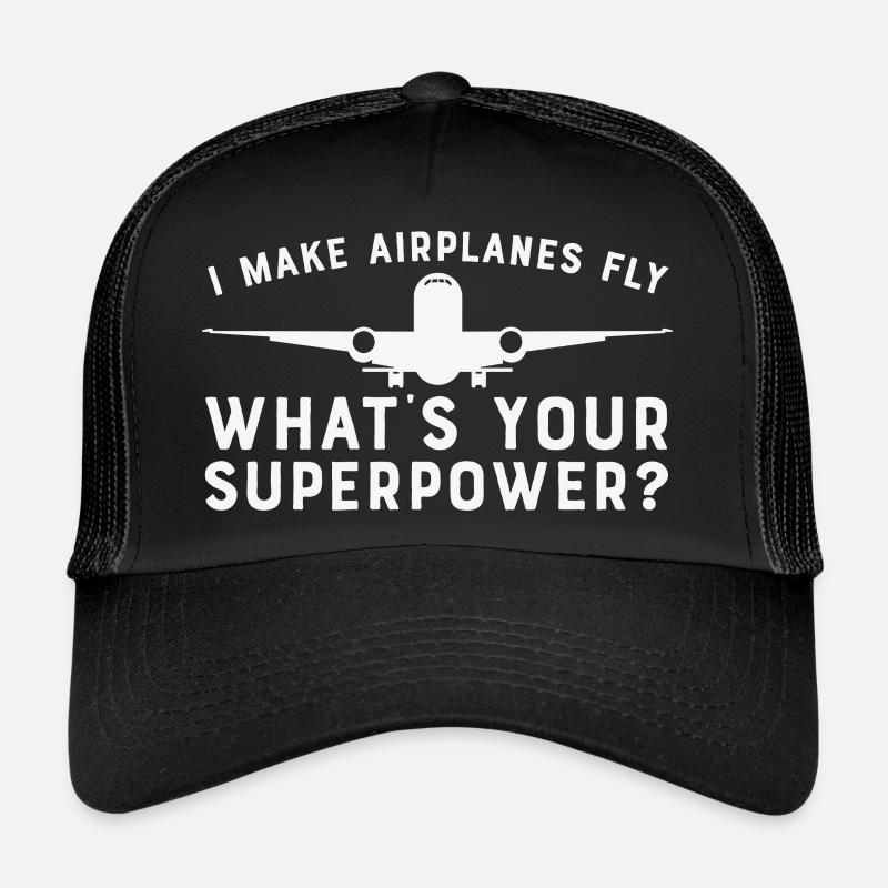 Pilote Drôle de dire pilote Casquette trucker 