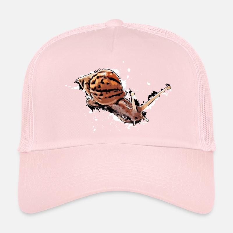 escargot avec des points Casquette trucker 