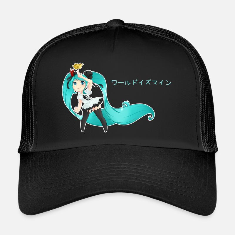 Le monde est à moi - Casquette trucker  - noir/noir