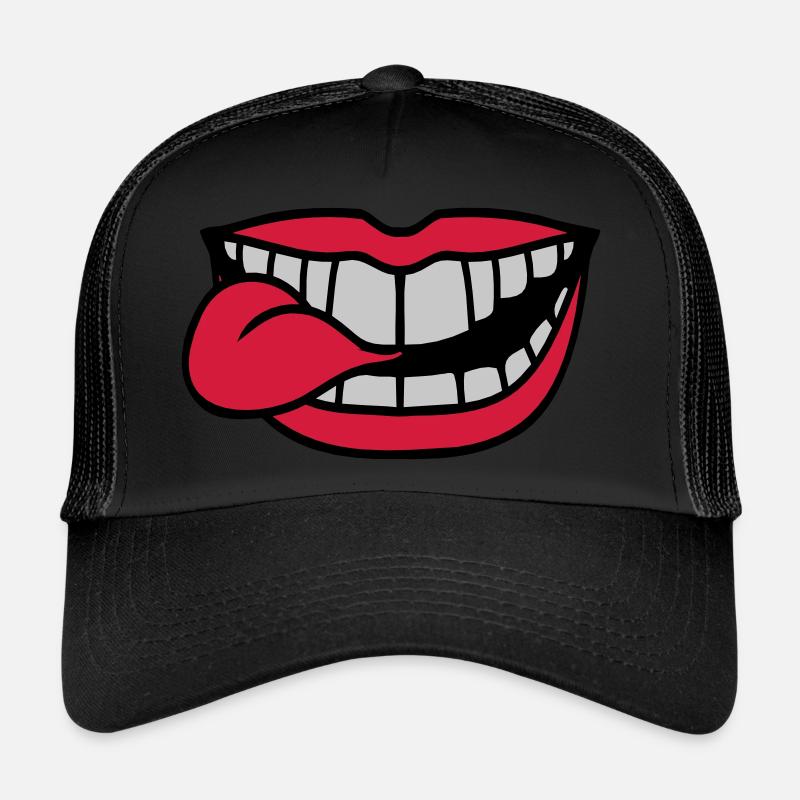 Étirez votre langue buccale Casquette trucker 