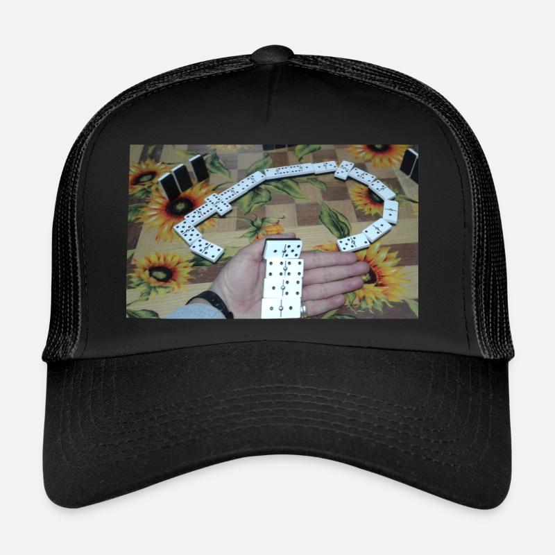 Domino - Casquette trucker  - noir/noir