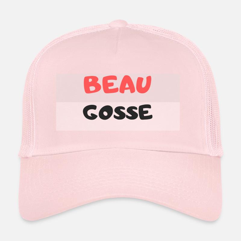 Beau gosse "rouge et noir" Casquette trucker 