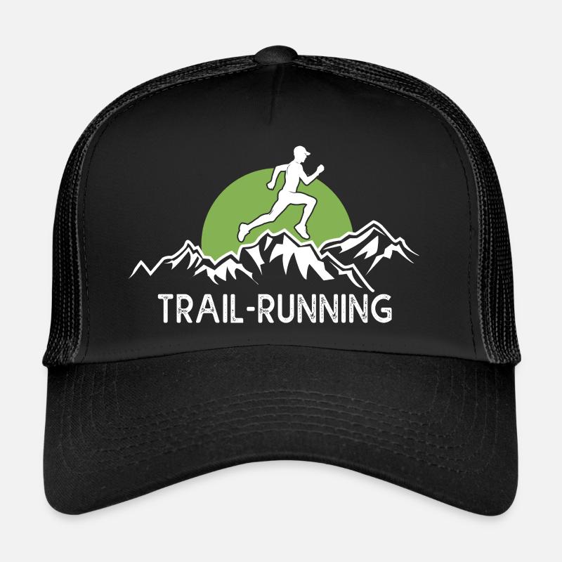 Trailrunning Naturberg - Trucker Cap - Schwarz/Schwarz