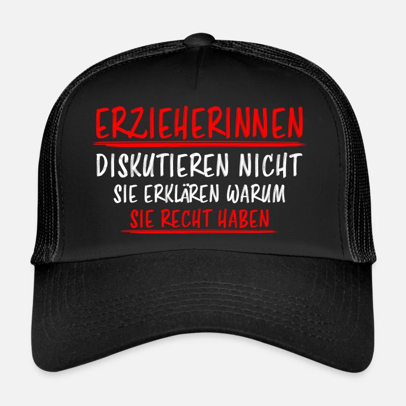 Erzieherin Perfekte Beruf Lustiger Spruch Geschenk Trucker Cap
