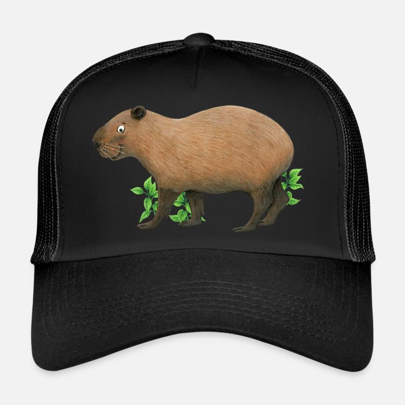 drôle de capybara Casquette trucker 